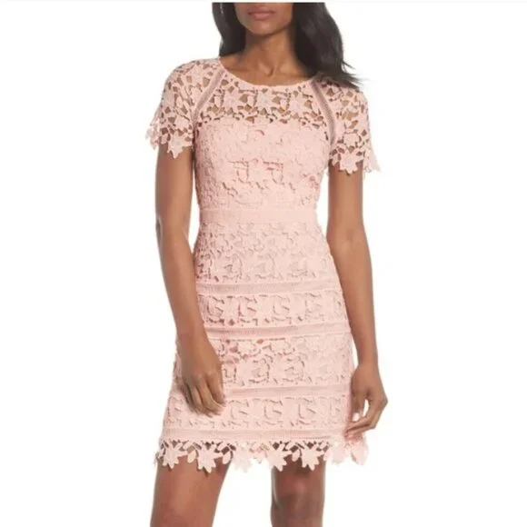 Eliza J | Dresses | Eliza J Short Sleeve Lace Dress Nwt | Poshmark